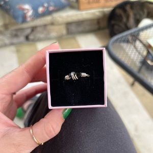 Black obsidian ring. Bought from an etsy shop!